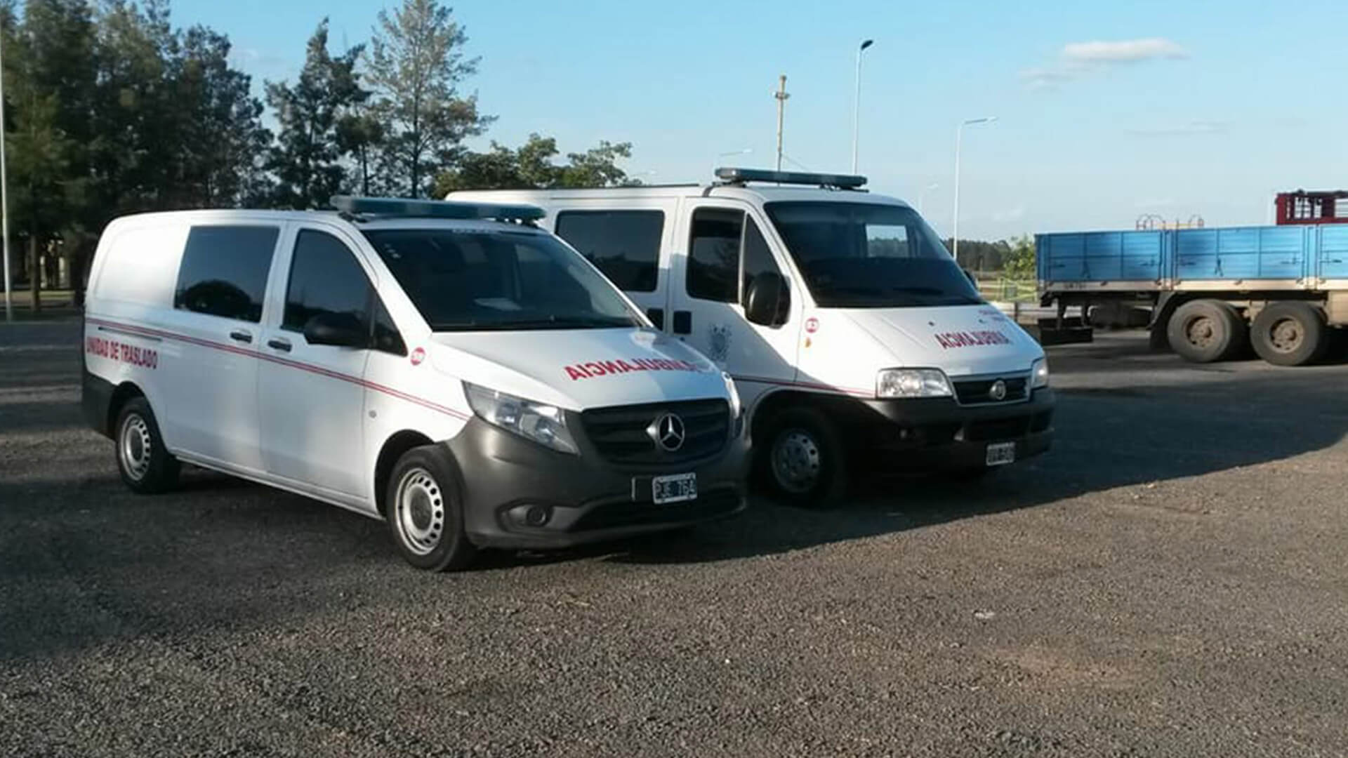Van de traslado Ambulancias Ratto